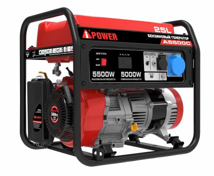 Бензиновый генератор 5 кВт A-iPower A5500C