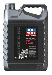 Масло синтетическое для вилок и амортизаторов 5W Motorbike Fork Oil Light 5л LIQUI MOLY 1623