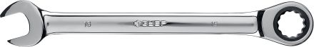 Комбинированный гаечный ключ трещоточный 16 мм ЗУБР 27074-16_z01