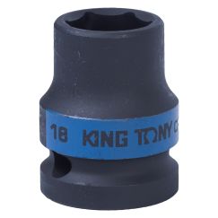 Головка ударная 1/2&quot; короткая 18 мм KING TONY 453518M