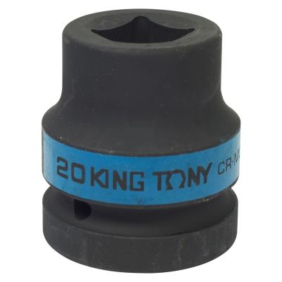 Головка ударная 4-гранная 1&quot; 20 мм футорочная KING TONY 851420M