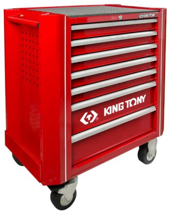 Набор инструментов в красной тележке 286 предметов KING TONY 934-010MRV