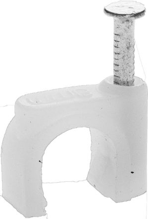 Скоба-держатель STAYER MASTER для круглого кабеля с гвоздем 6 мм 100 шт 4510-06