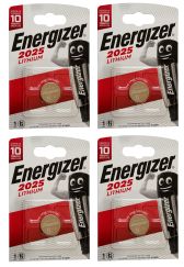 Батарейка CR2025 4 шт ENERGIZER E301021602-4