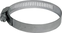 Хомут обжимной просечной (сталь) ширина 8 мм 1/2&quot; (7-13 мм) FIT 64250