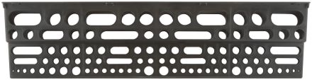 Полка для инструмента пластиковая черная 96 отверстий 610х150 мм КУРС 65704