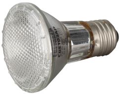 Лампа галогенная СВЕТОЗАР с защитным стеклом, цоколь E27, диаметр 65мм, 50Вт, 220В SV-44855