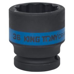 Головка ударная 3/4&quot; короткая 12-гранная 36 мм KING TONY 653036M