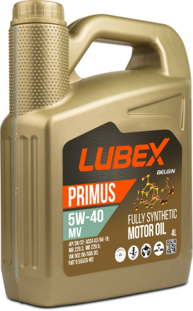 Моторное масло PRIMUS MV 5W-40 4 л LUBEX L034-1325-0404