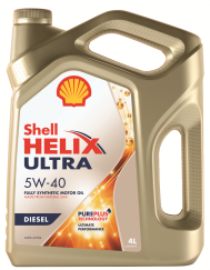 Моторное масло HELIX DIESEL ULTRA 5W-40 4 л SHELL 550046371