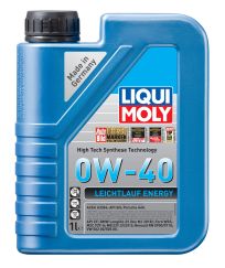 Моторное масло Leiсhtlauf Energy 0W-40 1л LIQUI MOLY 39034