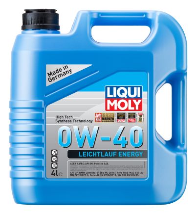 Моторное масло Leiсhtlauf Energy 0W-40 4 л LIQUI MOLY 39035