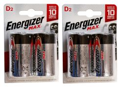 Батарейка D LR20 4 шт (КОМПЛЕКТ) ENERGIZER MAX E302306800-2