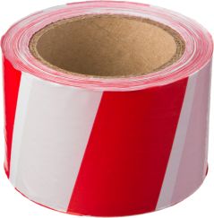 Сигнальная лента STAYER MASTER цвет красно-белый 75 мм х 150 м 12241-75-150