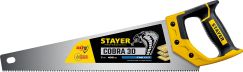 Ножовка универсальная Cobra 3D 400 мм 7TPI 3D для средних заготовок из всех видов материалов STAYER 1512-40_z01