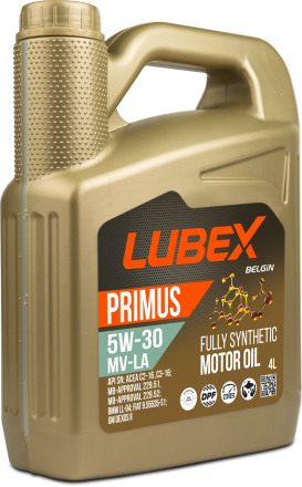 Моторное масло PRIMUS MV-LA 5W-30 4 л LUBEX L034-1319-0404