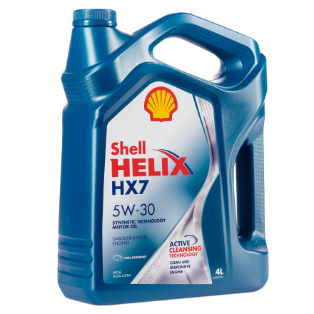 Моторное масло HELIX HX 7 5W-30 4 л SHELL 550046351