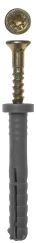 Дюбель-гвоздь полипропиленовый с цилиндрическим бортиком 8х120 2 шт ЗУБР 4-301366-08-120