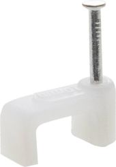 Скоба-держатель для плоского кабеля STAYER MASTER с гвоздем 7 мм 100 шт 4511-07