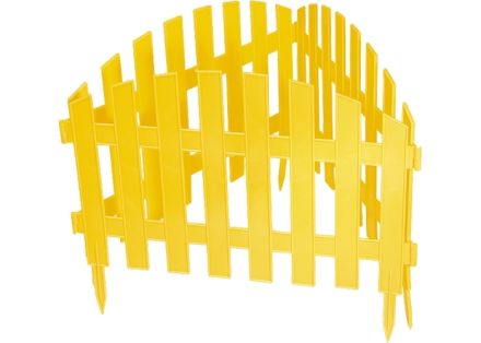 Забор декоративный Ампир 28x300 см желтый 65010