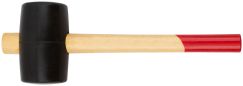 Киянка резиновая, деревянная ручка 55 мм КУРС 45355
