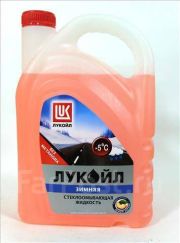 Стеклоомывающая жидкость -5 с ароматом белого персика Лукойл 4 л 1743779