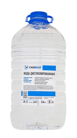 Вода дистиллированная RW-02 5 л ReinWell 3201