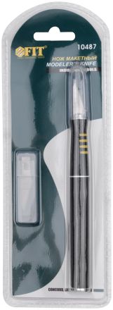 Нож канцелярский макетный (дизайнерский) FIT 10487