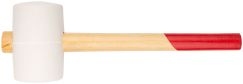 Киянка резиновая белая, деревянная ручка 80 мм КУРС 45335