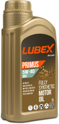 Моторное масло PRIMUS MV 5W-40 1 л LUBEX L034-1325-1201