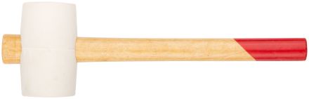 Киянка резиновая белая, деревянная ручка 50 мм КУРС 45332