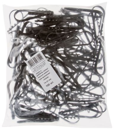 Дюбель-хомут для крепления кабеля 19-25 мм черный, 100 шт (фасовка) ХОРТЪ 60455-0