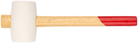 Киянка резиновая белая, деревянная ручка 45 мм КУРС 45331