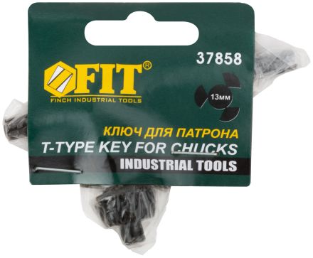Ключ для патрона T-образный 13 мм FIT 37858