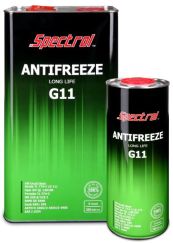 Антифриз зеленый ANTTIFREEZE -40 G11 long life 5кг SPECTROL 9724