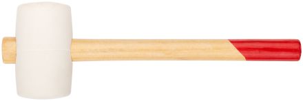 Киянка резиновая белая, деревянная ручка 60 мм КУРС 45333