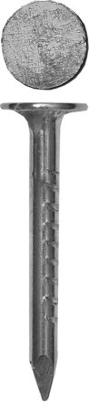 Гвозди с большой потайной головкой оцинкованные 20х3.0 мм 1 кг ЗУБР 305091-30-020