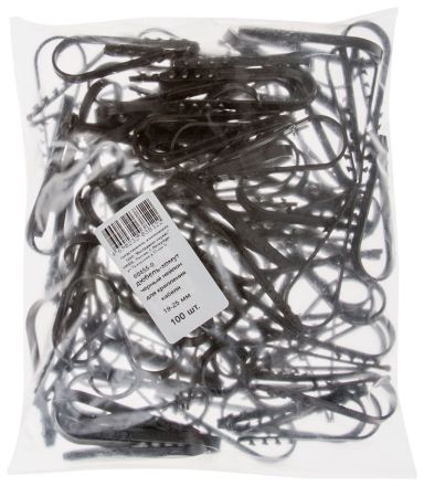 Дюбель-хомут для крепления кабеля 5-10 мм черный, 100 шт (фасовка) ХОРТЪ 60453-0