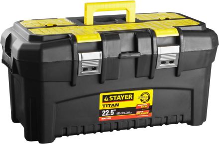 Ящик пластиковый для инструмента STAYER MASTER 580x320x280 мм 22&quot; 38016-22