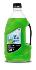 Жидкость стеклоомывающая «Antifrost -25» green apple 4 л GRASS 110311