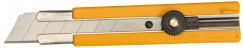 Нож с выдвижным лезвием OLFA с резиновыми накладками 25 мм OL-H-1