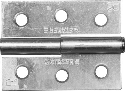 Петля дверная разъемная STAYER MASTER белая цинк правая 65 мм 37613-65-1R