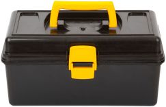 Ящик для инструмента пластиковый 13&quot; (31,5 х 15 х 18 см) (черно-желтый) КУРС 65494