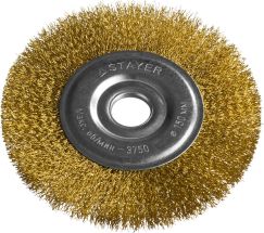 Щетка дисковая для УШМ STAYER PROFESSIONAL проволока 0,3 мм 150мм 22 мм 35122-150