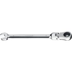 Комбинированный гаечный ключ трещоточный шарнирный 8 мм ЗУБР 27101-08