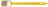 Кисть радиаторная, натуральная светлая щетина, желтая 2&quot; (50 мм) FIT 01220