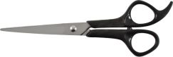 Ножницы бытовые нержавеющие, пластиковые ручки, толщина лезвия 1,3 мм, 155 мм FIT 67352