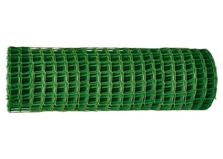 Заборная решетка в рулоне 1,5х25 м 18х18 мм хаки  64525