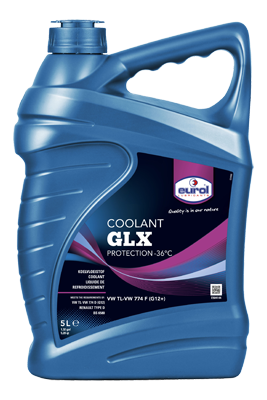 Жидкость охлаждающая (антифриз готовый) розовый EUROL Coolant GLX G12+ 5 л E5041445L