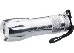 Фонарик светодиодный алюминиевый влагозащищённый 9 LED STERN 90502